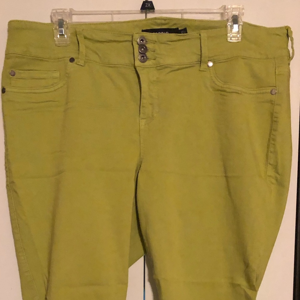 Torrid Lime Green Jeggings